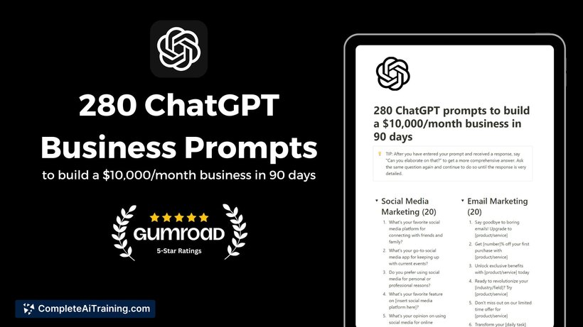 280 chatgpt business prompts