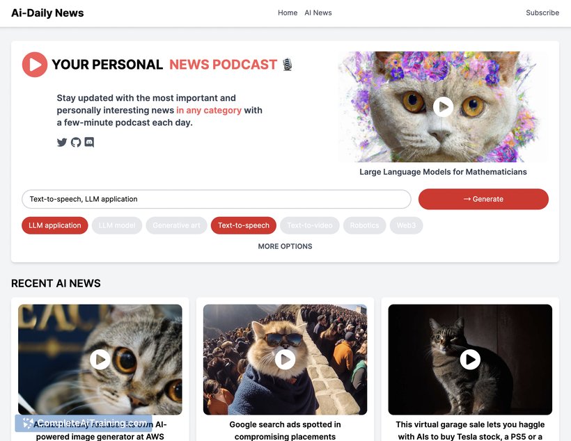 ai-daily news (beta)