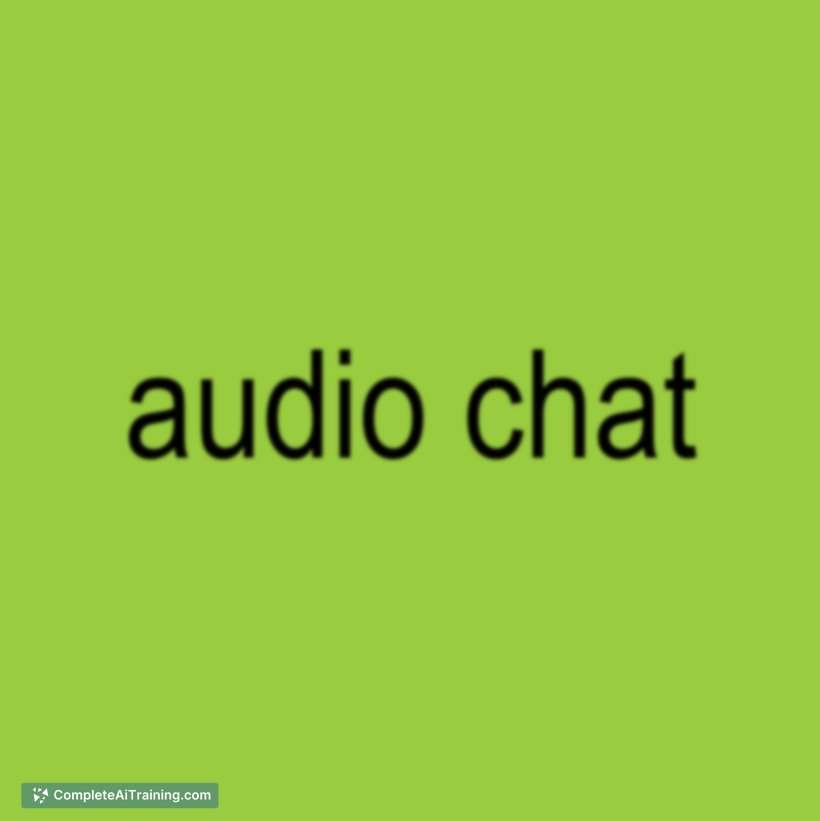 audio chat preview