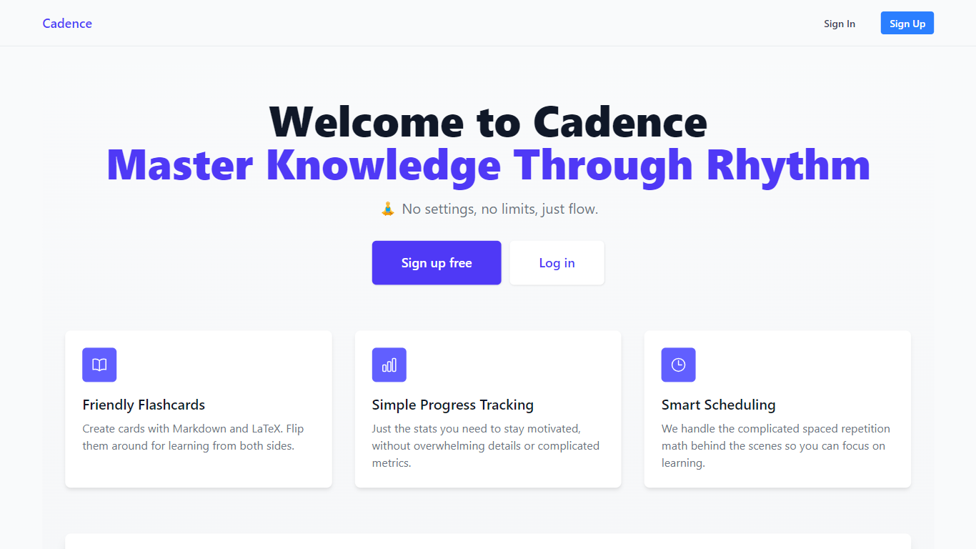 cadence