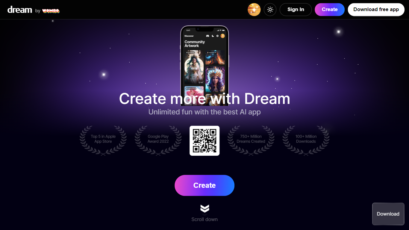 dream by wombo