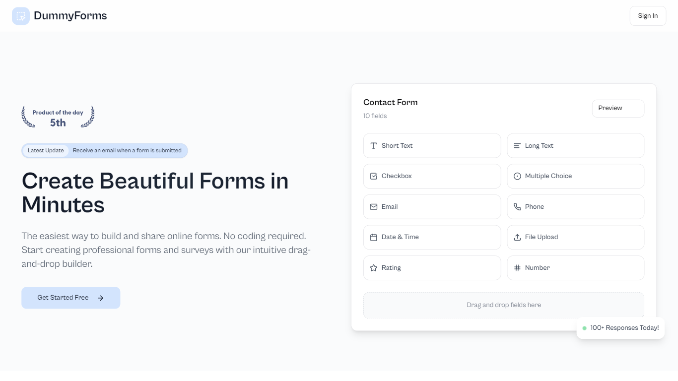 dummy forms