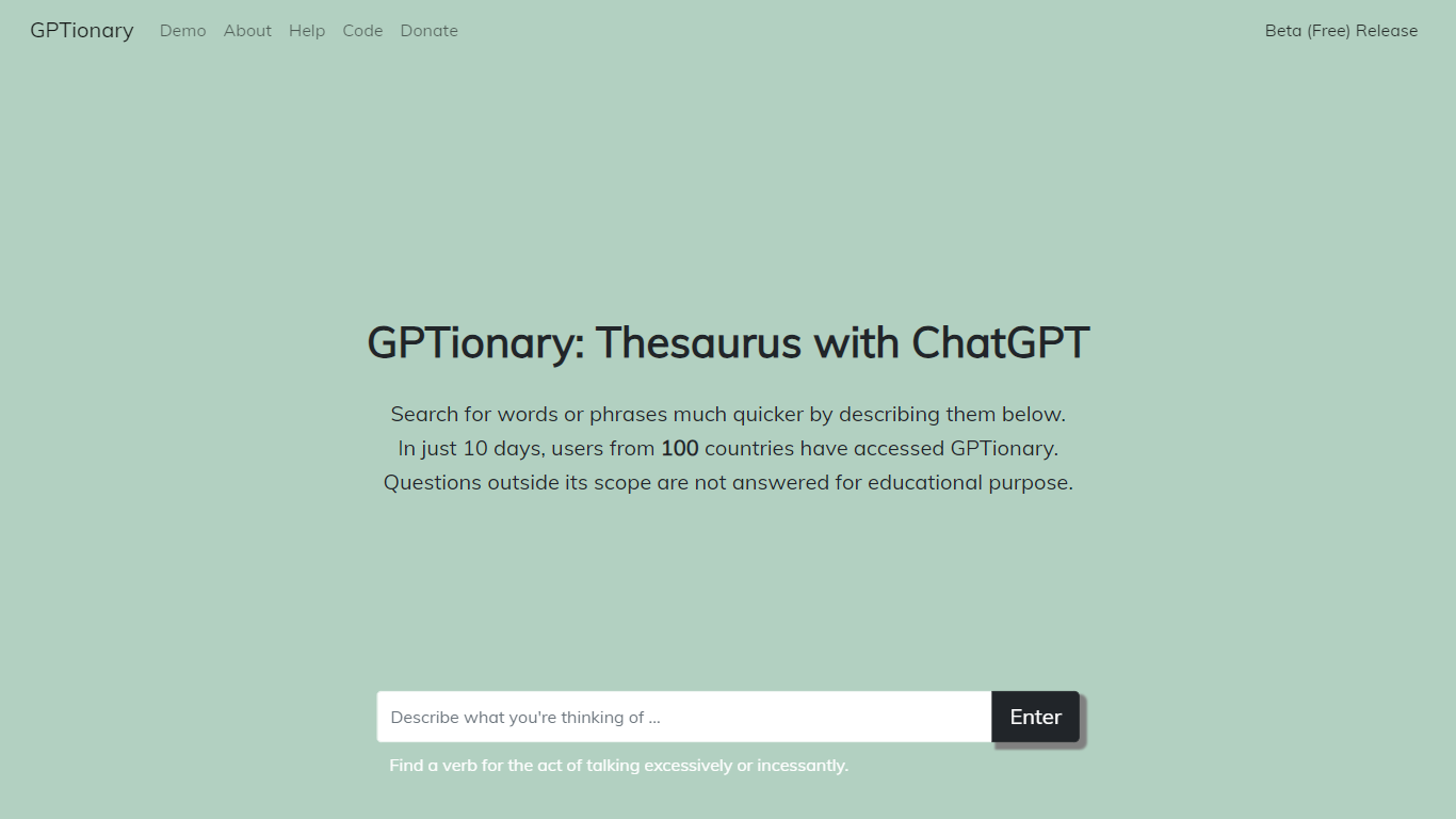 gptionary