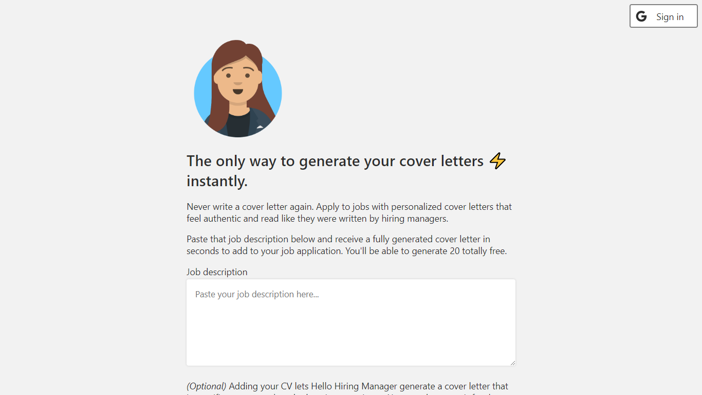 hello hiring manager