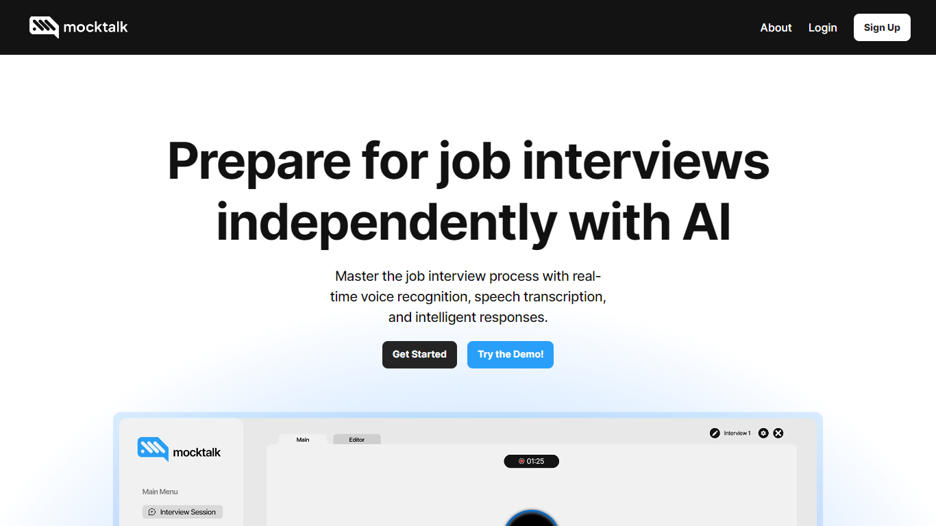mocktalk preview