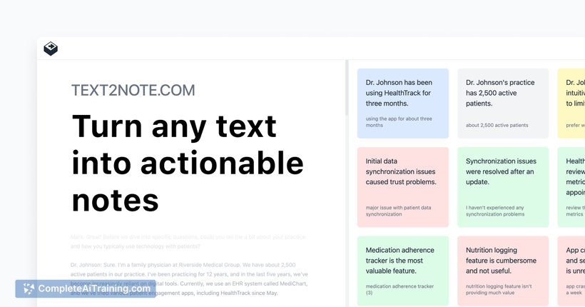 text2note