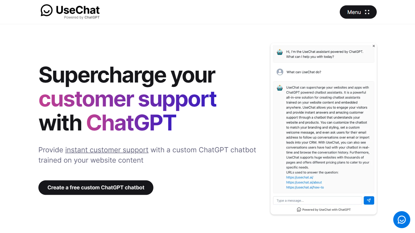 usechat.ai preview