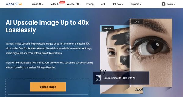vanceai image upscaler