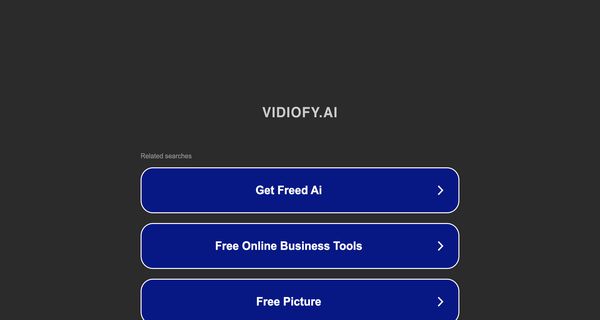 vidiofy ai preview